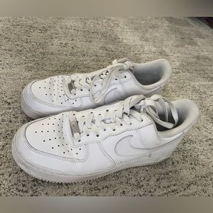White Airforce ones Size 9.5